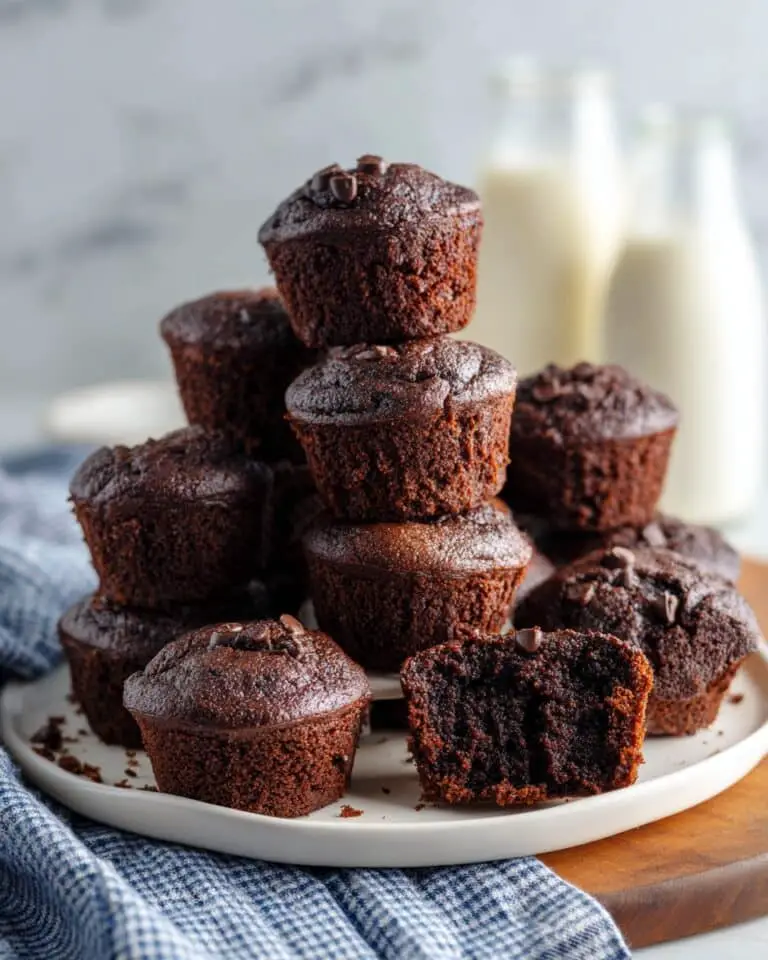 Mini Brownie Bites with Chocolate Chips Recipe