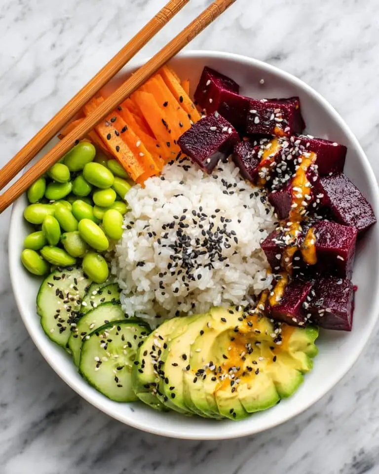 Vegan Poke Bowl with Beets Recipe