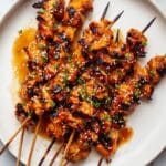 Grilled Honey Garlic Chicken Skewers Recipe