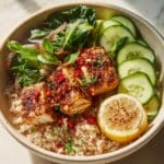 Spicy Garlic Butter Tilapia Bowl Recipe