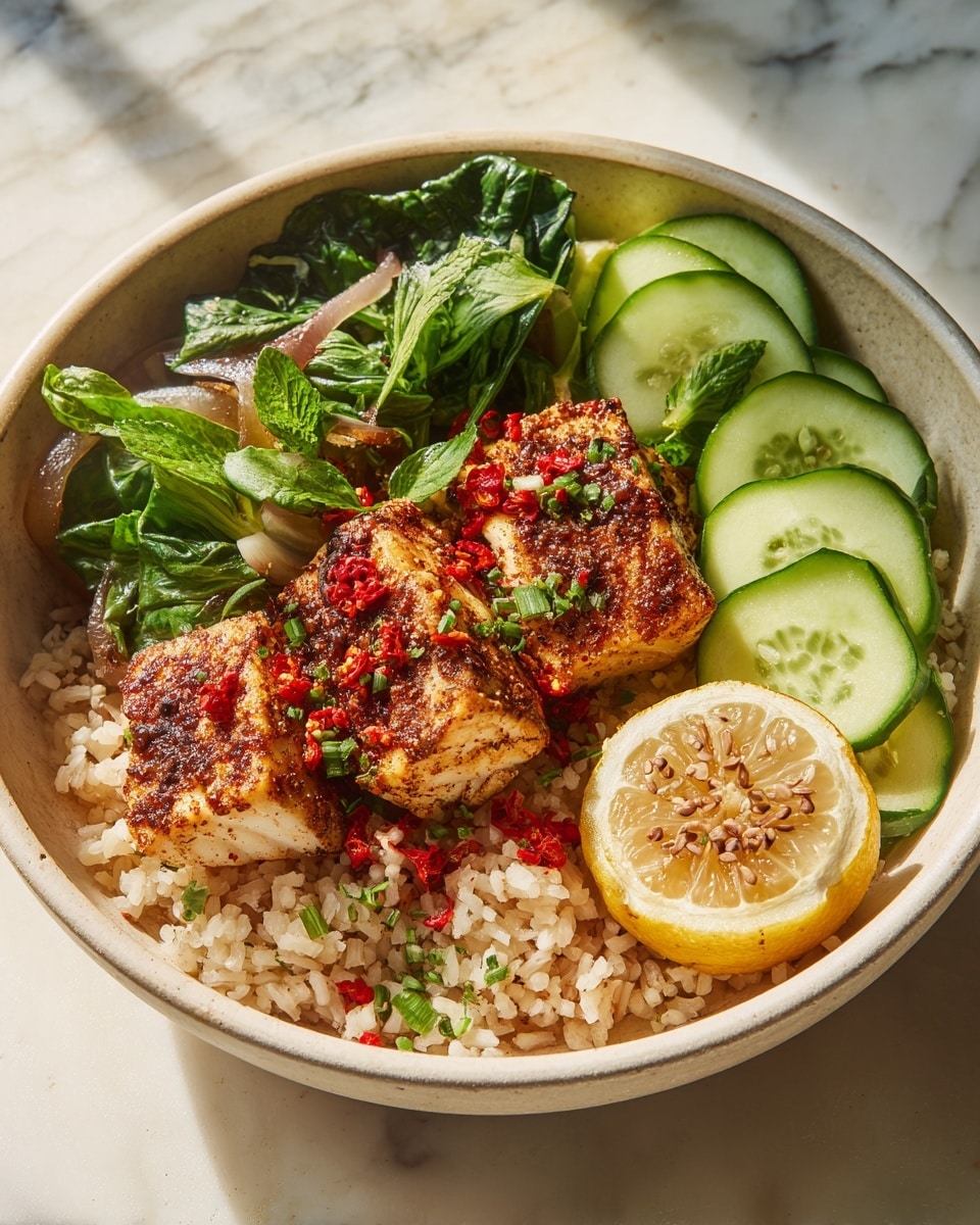 Spicy Garlic Butter Tilapia Bowl Recipe