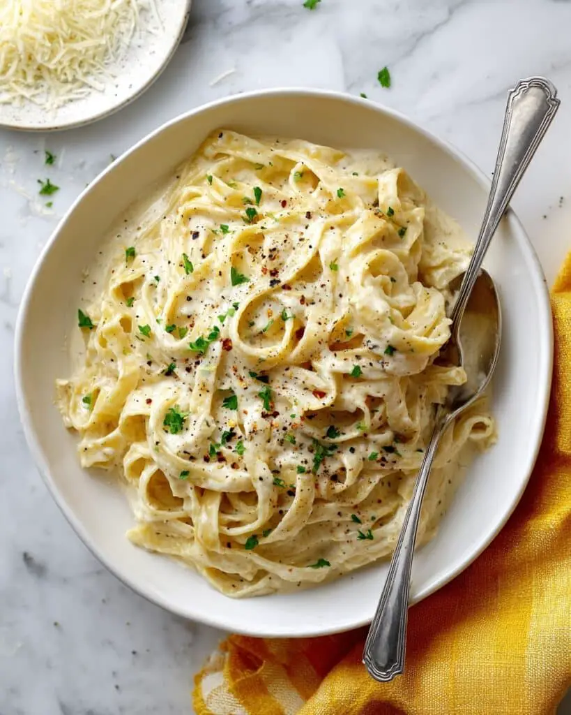 Creamy Fettuccine Alfredo Recipe