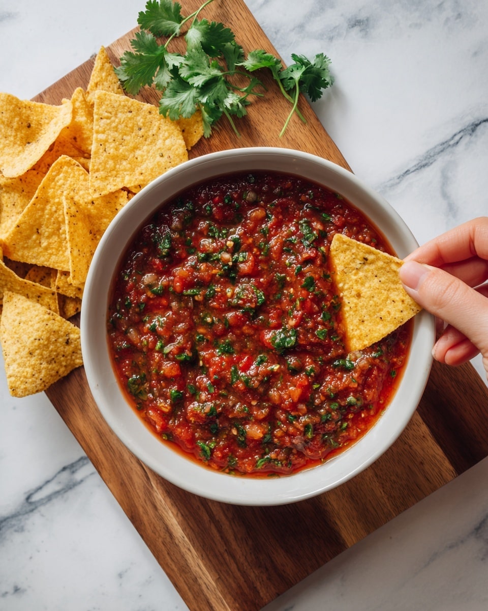 Spicy Smoky Salsa Roja Recipe