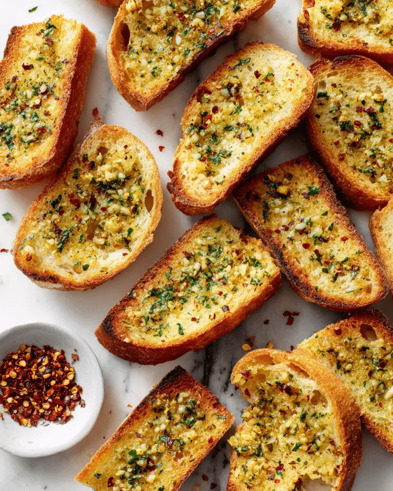 Homemade Garlic Bread Recipe