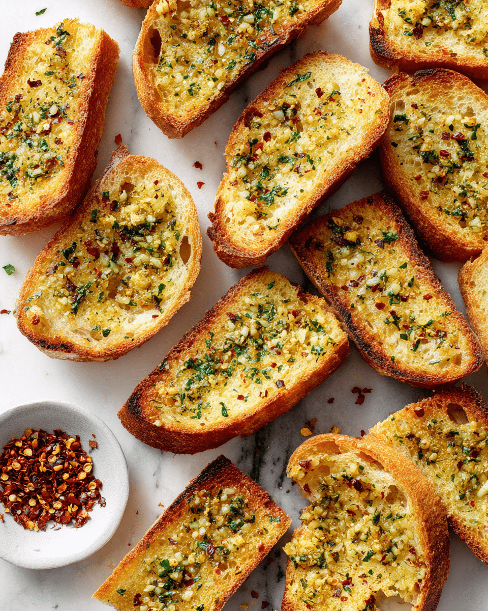 Homemade Garlic Bread Recipe