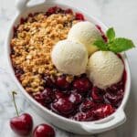 Homemade Cherry Crisp Recipe