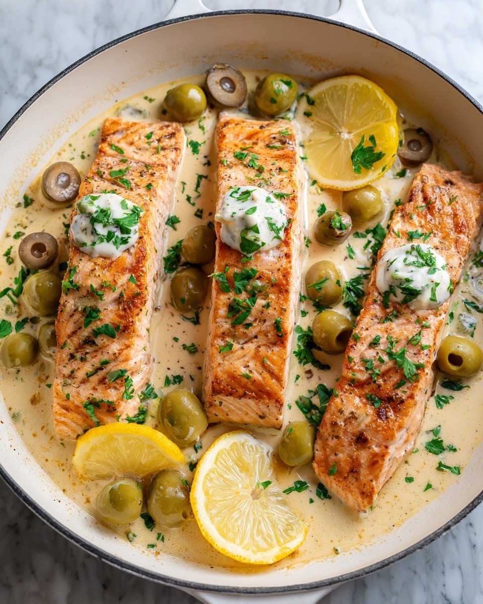 Creamy Salmon Piccata Recipe