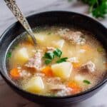 Chicken Gizzard Mushroom Soup Recipe