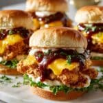 Cheddar Ranch Chicken Burgers Recipe