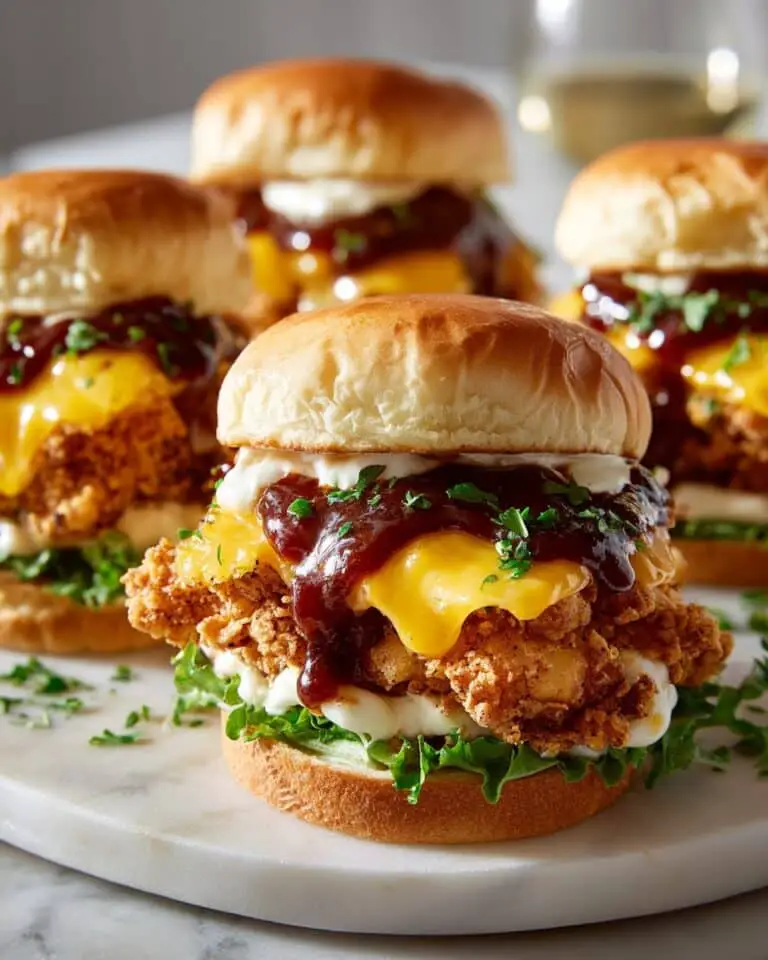 Cheddar Ranch Chicken Burgers Recipe