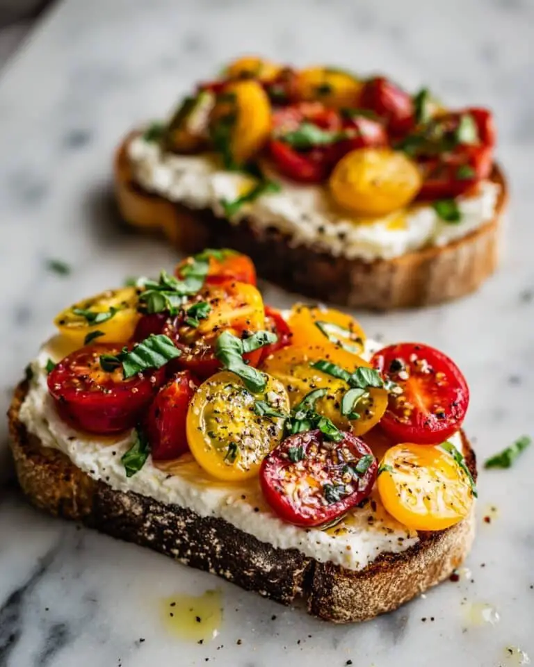 Irresistible Burrata Bruschetta: A Creamy Twist on a Classic Appetizer Recipe
