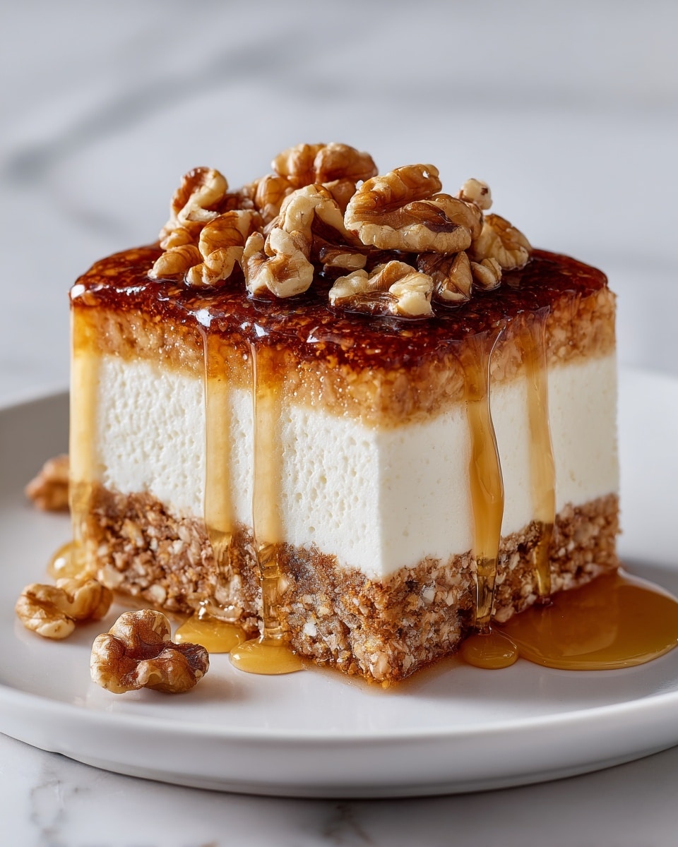Honey Walnut Baklava Cheesecake Recipe