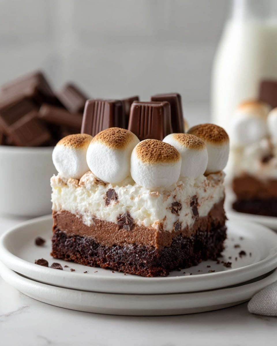 S'mores Gluten Free Icebox Cake with Dairy-Free Option Recipe