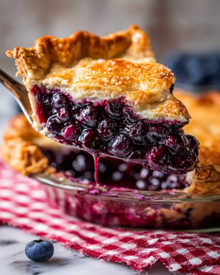 Homemade Blueberry Pie Recipe