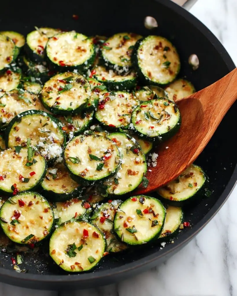 Sautéed Zucchini with Garlic, Lemon, and Parsley Recipe