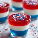 Red, White & Blue American Flag Jello Shots Recipe