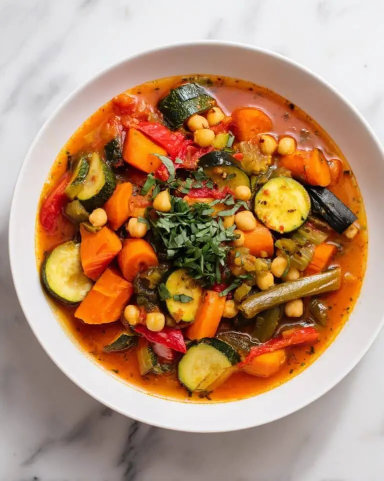 Mediterranean Chickpea Vegetable Soup Recipe