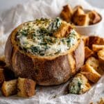 Spinach French Onion Cob Dip Recipe