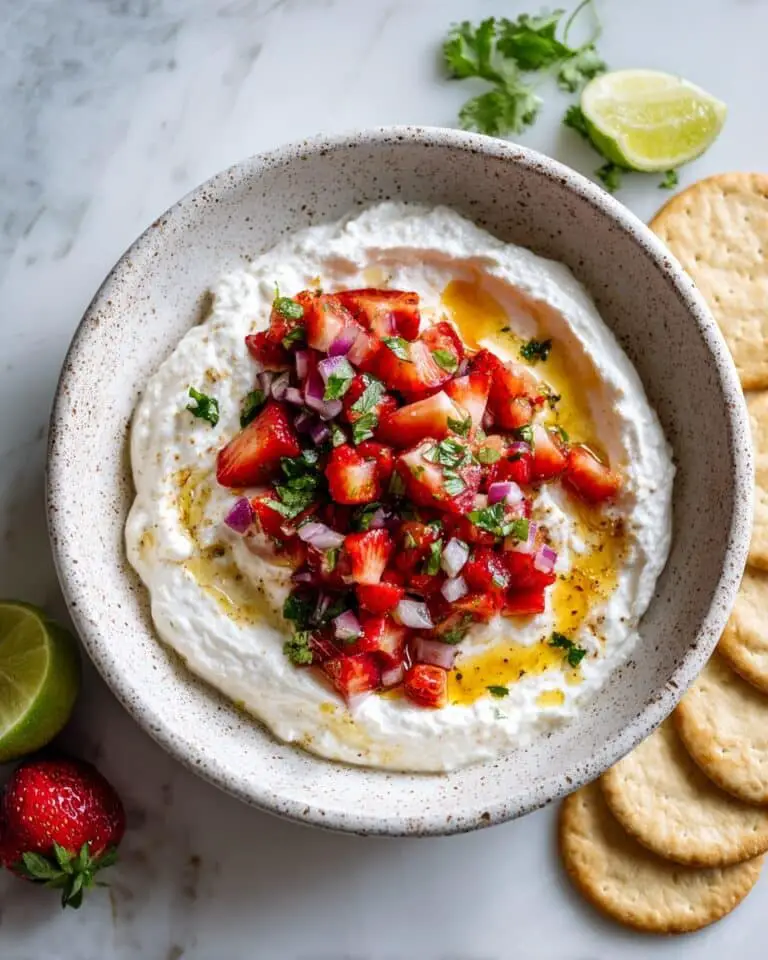 Strawberry Pico de Gallo with Greek Yogurt Recipe