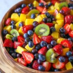 Summer Fruit Salad with Honey Lemon Dressing